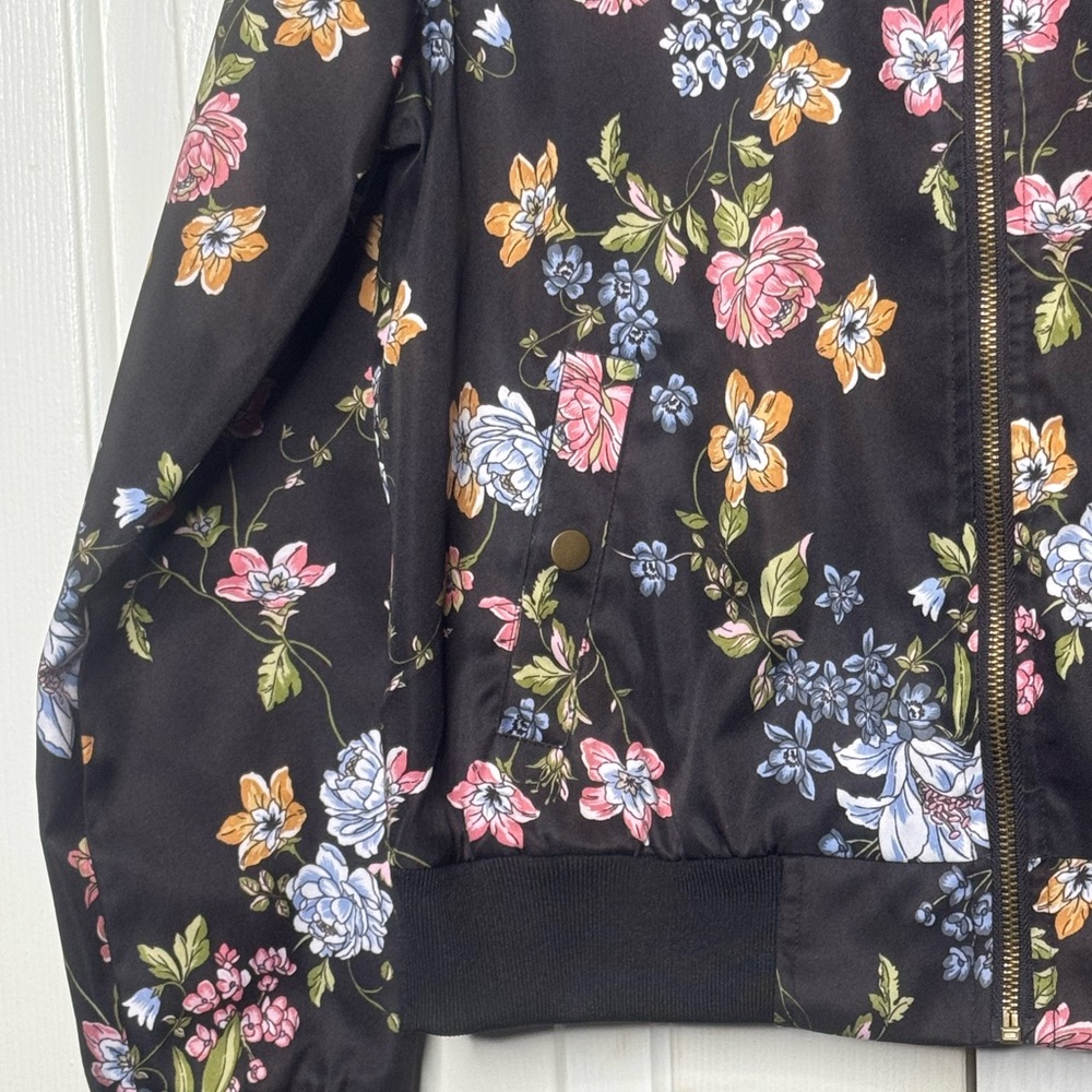 Pink Rose Floral Patterned Jacket - image 5